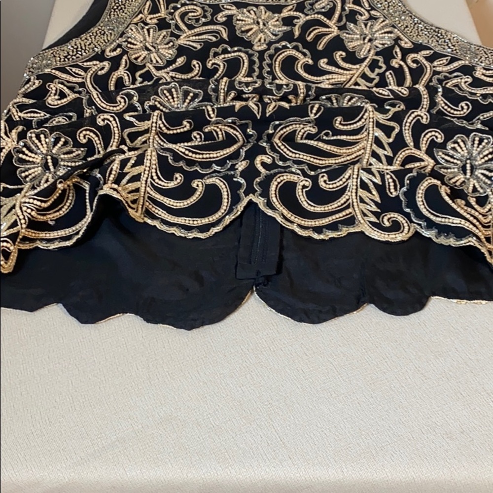 Vintage JKARA NEW YORK Beaded Blouse Size XL - Picture 12 of 14